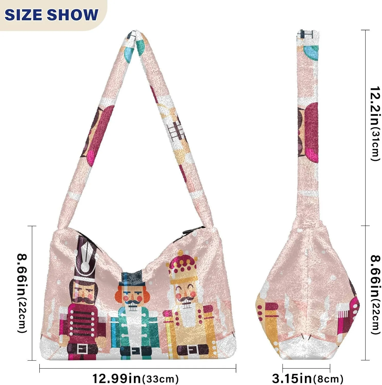 Women Boho Handbag - Underarm, Tote, Shoulder, and Crossbody Bag