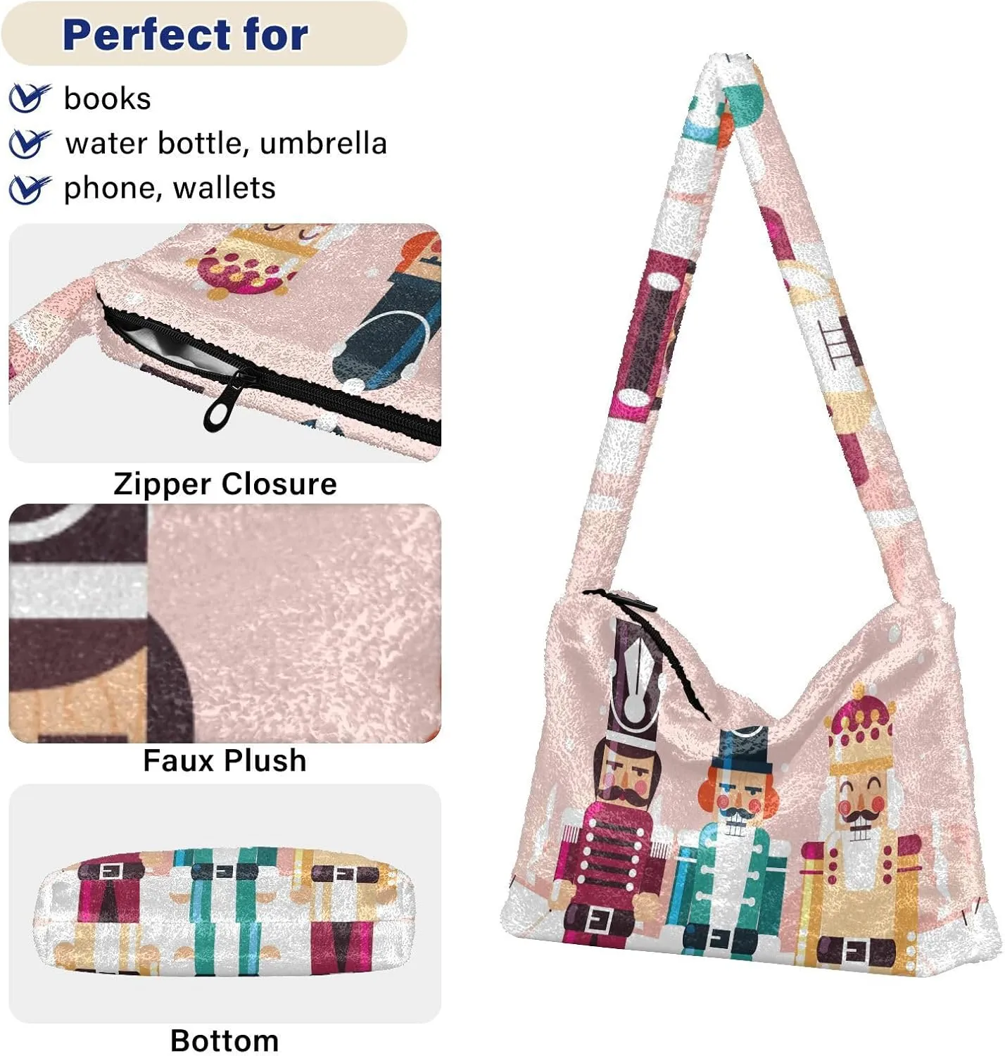 Women Boho Handbag - Underarm, Tote, Shoulder, and Crossbody Bag