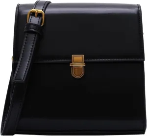 Women Square Bag PU Leather Shoulder Bag Fashion Crossbody Bag Simple Messenger Bag Korean Style Handbag and Purse