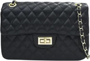 Women's Elegant Quilted Design Cute Shoulder Bag,Fashionable Chain Strap Crossbody Bag for Women & Girls