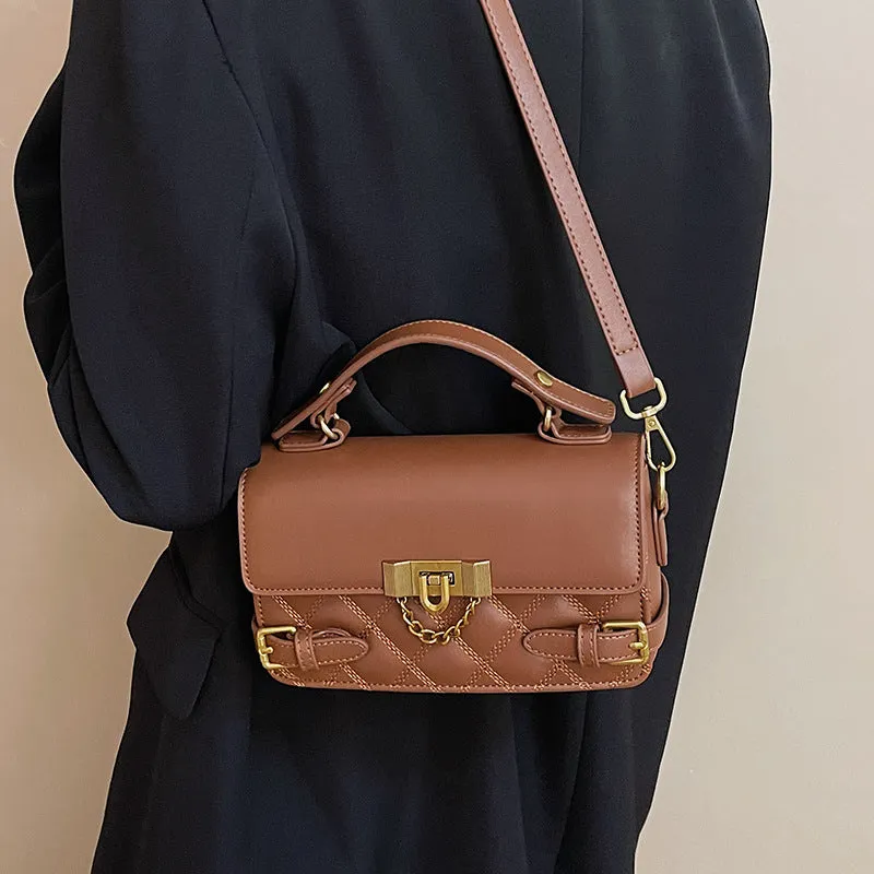 Women's High-grade Fashionable Diamond Quilted Niche Crossbody Bags