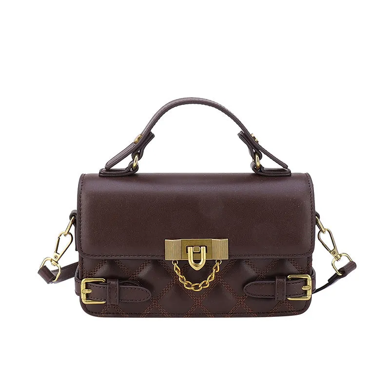 Women's High-grade Fashionable Diamond Quilted Niche Crossbody Bags