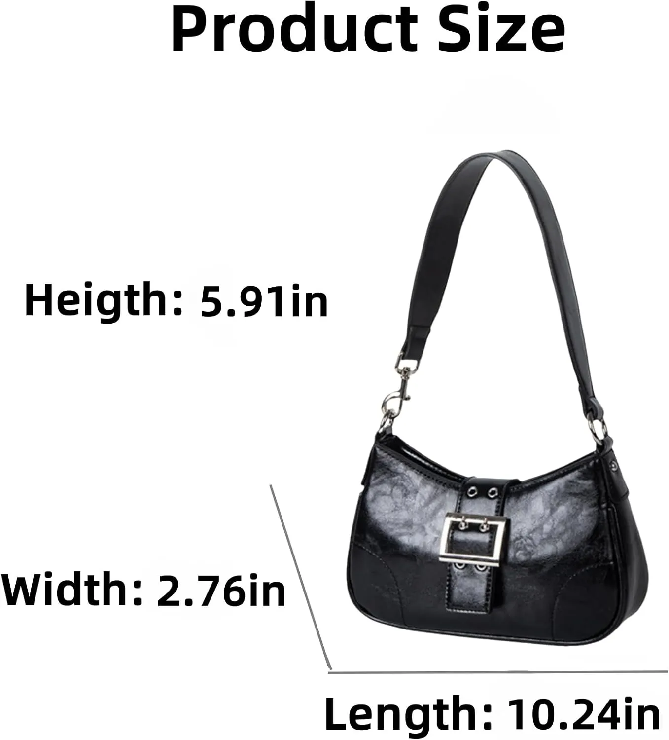 Women's Retro Oil Wax Leather Shoulder Bag, Stylish Vintage Handbag, Fashionable and Versatile Shoulder Bag