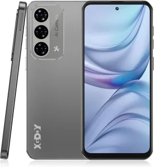 Xgody Unlock Phone Mate 60,6.79 Inch HD  Screen Smartphone,4G Dual SIM Cheap Mobile Phones 4GB  128GB Expanded 512G 5280mAh 21MP Camera T-Mobile Android Phone with Finger&Face Unlock Pearl Grey