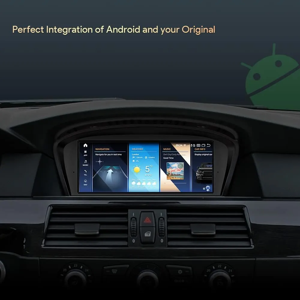 XTRONS 8.8 Inch IPS Touch Screen Car Stereo for BMW 3 Series 5 Series E90 E60 CCC, Android 13 Radio GPS Navigation for Car, Octa Core 8GB 128GB Android Car Stereo, Built-in Car Auto Play Android Auto