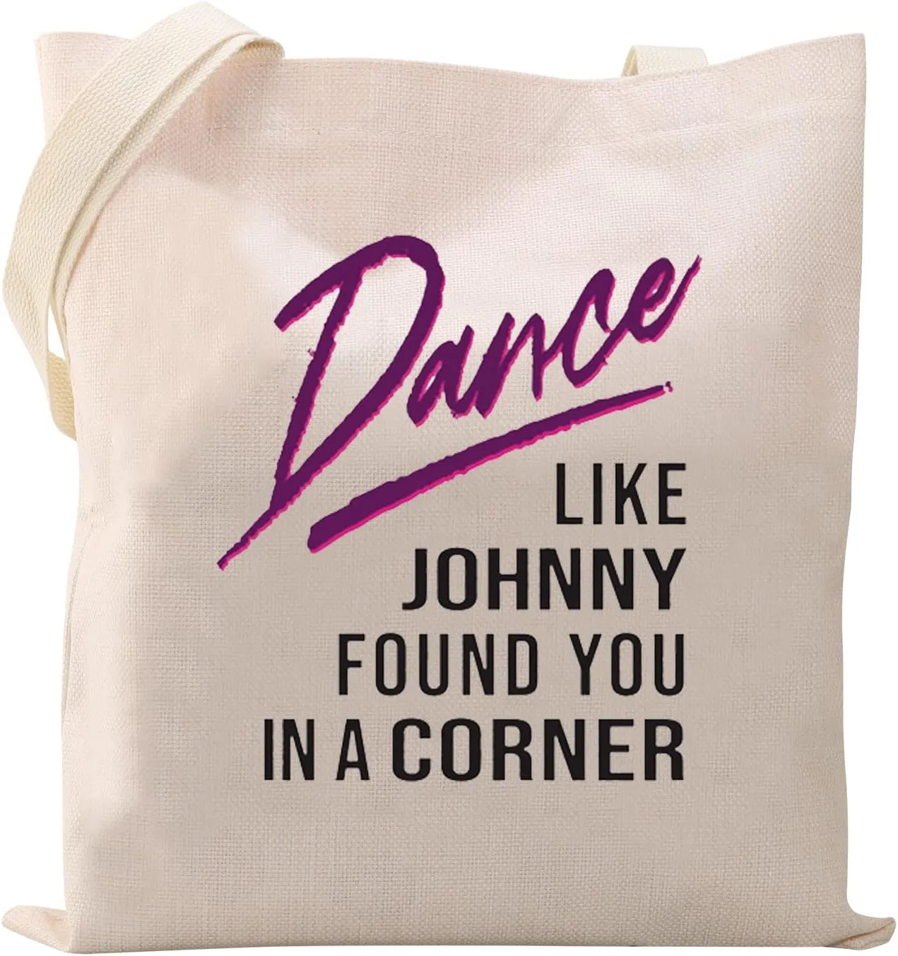 XYANFA Dance Moive Inspired Shopping Bag Dance lover gift 80s Movie Tote Bag