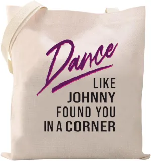 XYANFA Dance Moive Inspired Shopping Bag Dance lover gift 80s Movie Tote Bag