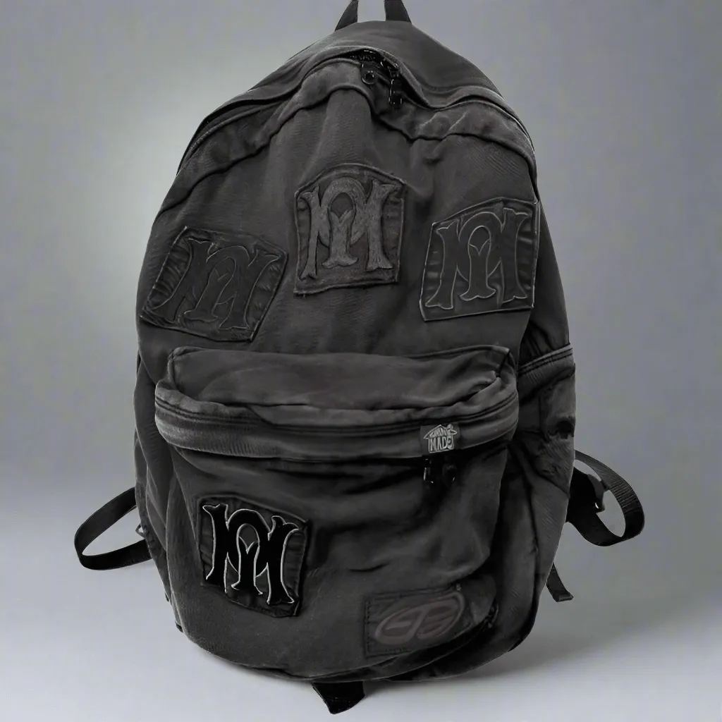 Y2k Aesthetic | All Match Letter Embroidery Backpack Patchwork Vintage Gothic