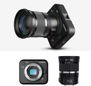 YONGNUO YN433 4K Digital USB Camera with YN12-35MM F2.8-4M Zoom Lens, for Indoor Live Streaming, Mirrorless Micro Four Thirds MFT Lens System, Compatible with Andriod Phones and Computers