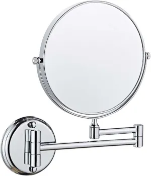 YSUEFIJO Wall Mounted Makeup Mirror, Double Sided Cosmetic Mirror, Portable Shaving Barber Mirror, 1X/3X/5X/7X/10X Magnifying Vanity Mirror, 360 Degree Swivel, for Makeup, Hair Styling