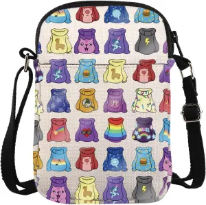 ZJXHPO Cartoon Movie Inspired Cross Body Bag Mabel’s Sweater Messenger Bag Mabel Pines Rainbow Star Shoulder Bag