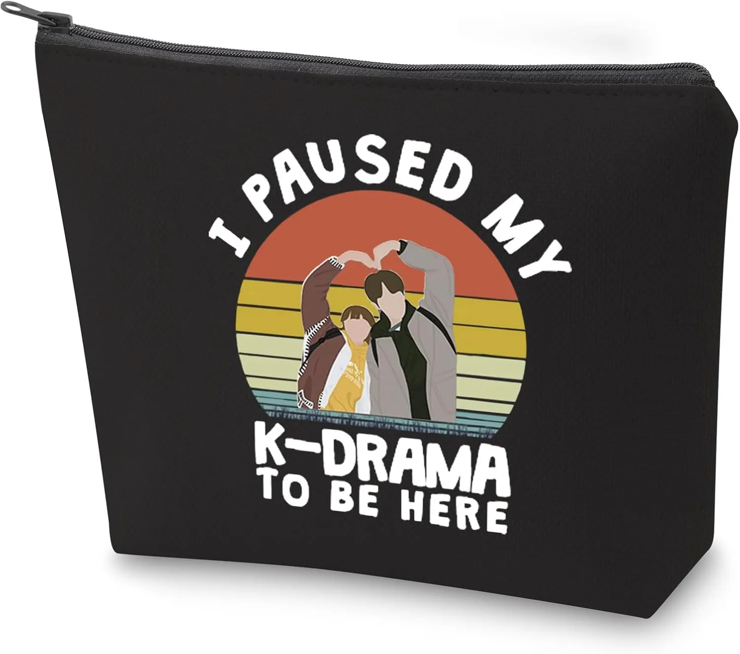 ZJXHPO K Drama Gift for Korean TV Show Fans I Paused My KDrama To Be Here K Drama Cosmetic Bag Korean Lover Gift (BL KDrama)