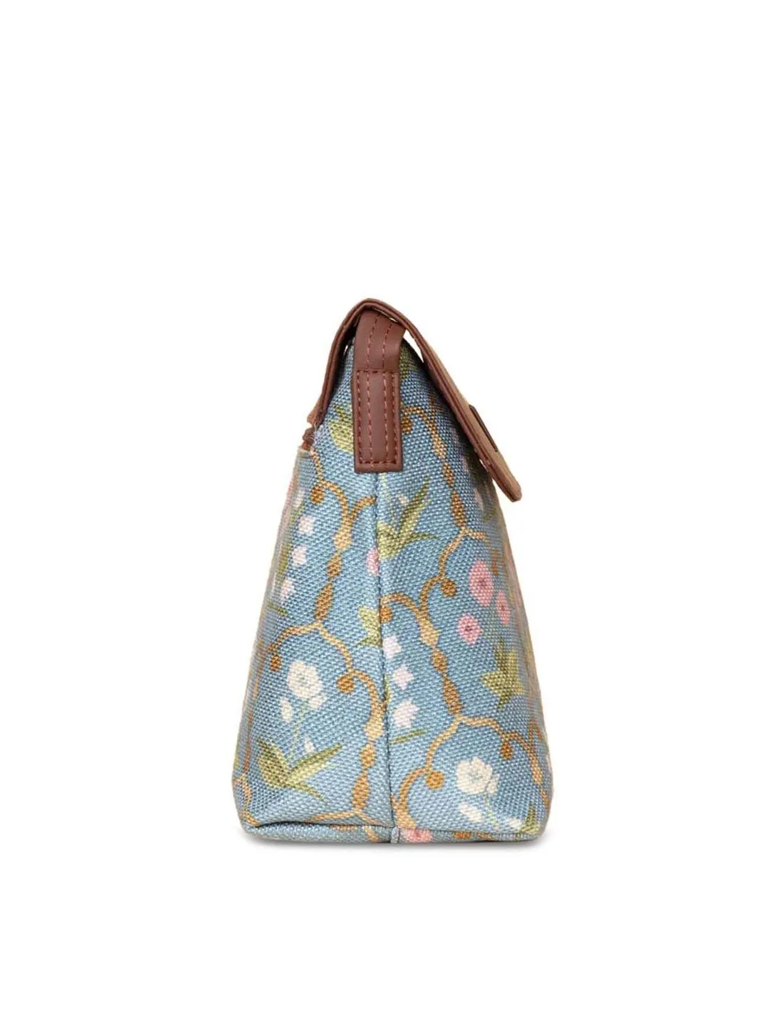 ZOUK Blue Floral Printed Sling Bag