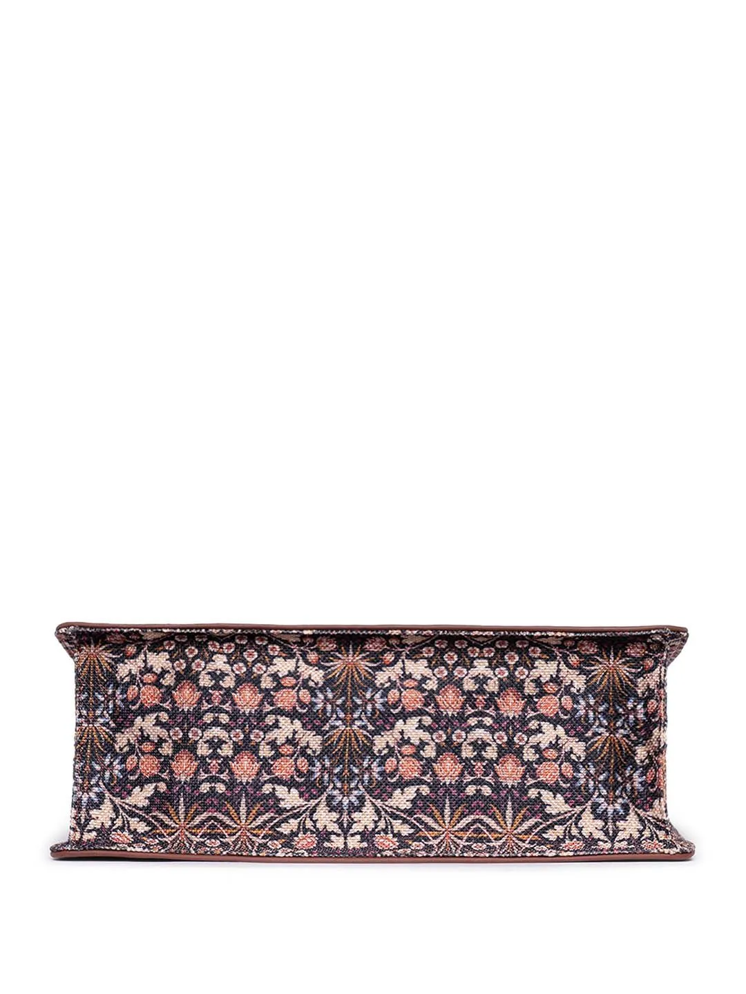 ZOUK Floral Printed Structured Handheld Bag