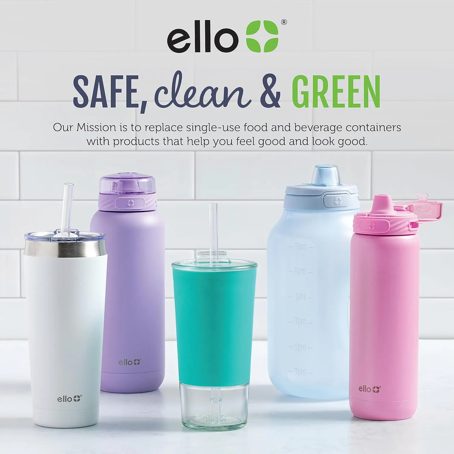 ZULU Torque 16oz Plastic Kids Water Bottle with Silicone Sleeve and Leak-Proof Locking Flip Lid, Soft Touch Carry Loop for School Backpack, Lunchbox, BPA-Free Dishwasher Safe, Grey/Green